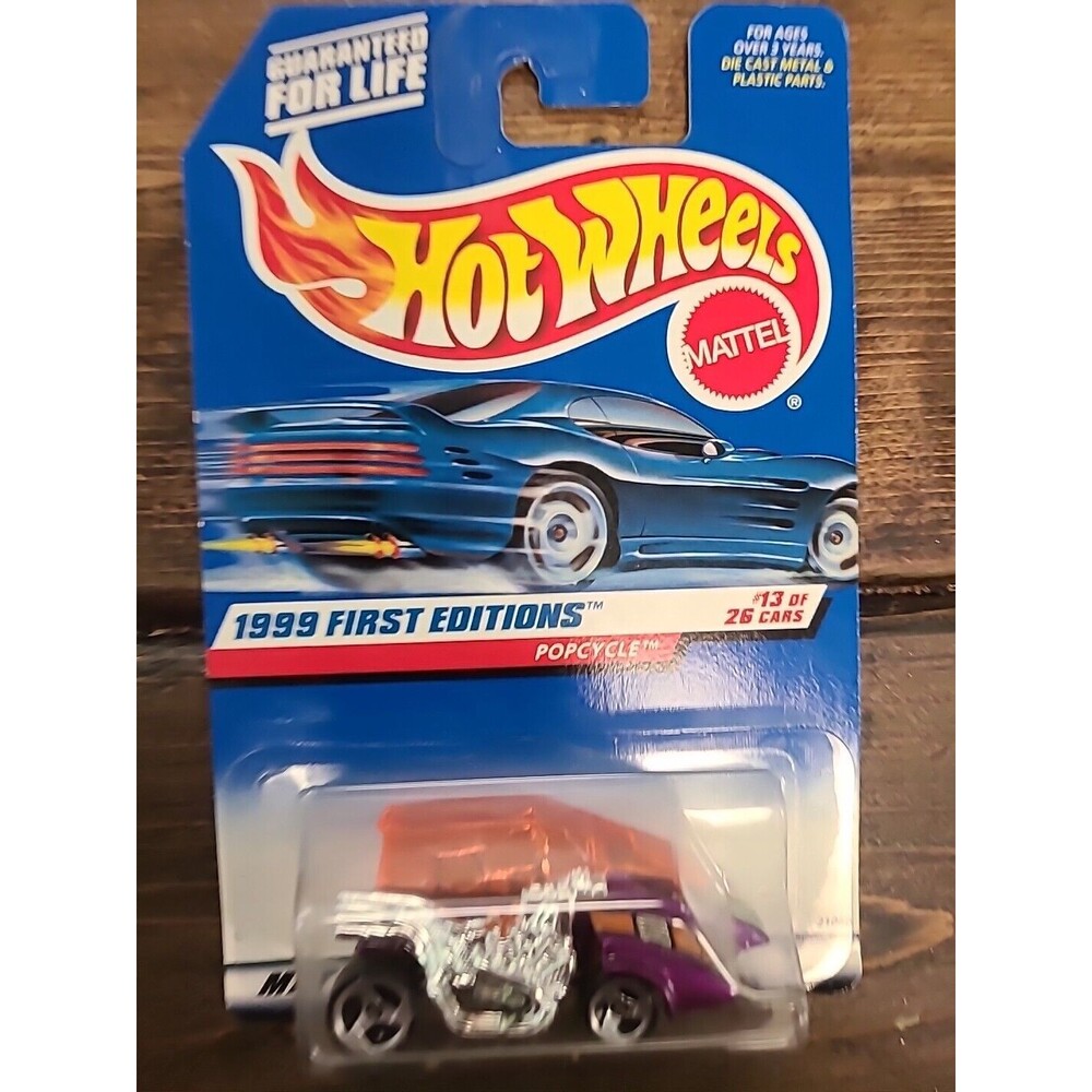 Vintage NOS NEW Hot Wheels 1999 First Editions Pop Cycle  13 Of 26 #913